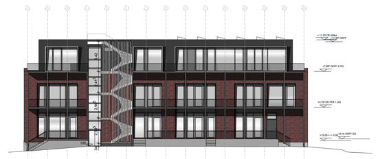 Umbau zu einem Wohngebäude