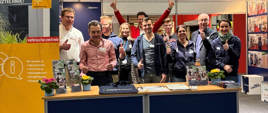 Rückblick zur home² 2025 vom 24.01.-26.01.2025 in der Hamburg Messe: Die Hamburger Energielotsen freuen sich über die große Nachfrage